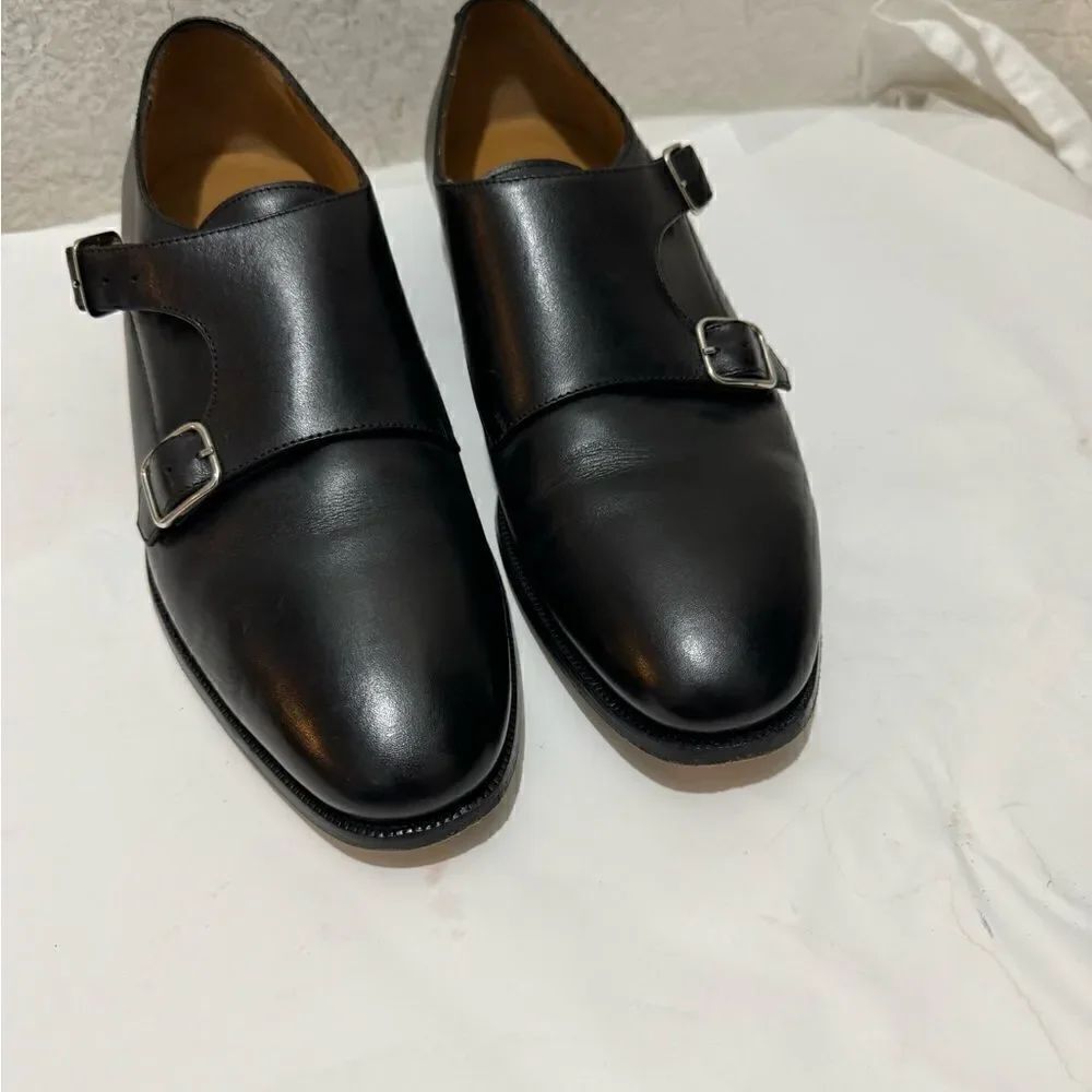 Jack Erwin Stan Double Monk Strap Dress Shoes